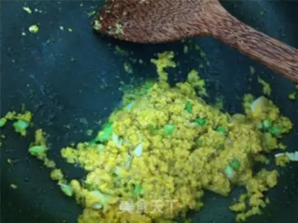 Make Fish fried eggs step 5