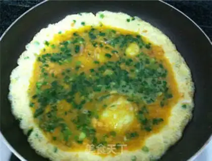 Make Fish fried eggs step 7