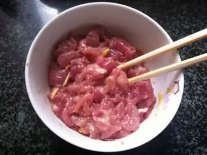 Make Orchid meat step 2