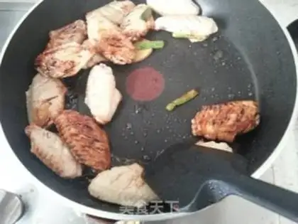 Make Tiger-skinned quail egg fried chicken wings step 8