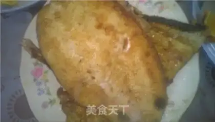 Make Fried halibut step 1