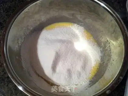Make Green soy cream cake step 4