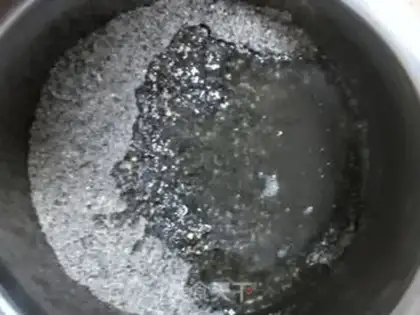 Make Black sesame peanuts step 7
