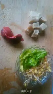 Make Sour chicken tofu soup step 0