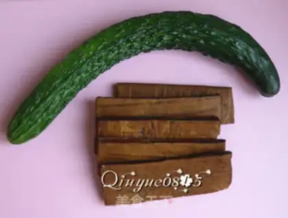 Make A cucumber with beans step 0