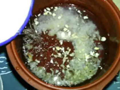 Make Lily almond congee step 4