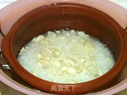 Make Lily almond congee step 8