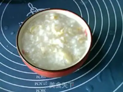 Make Lily almond congee step 9