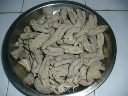 Make Precious bean-cracker pig intestines step 0