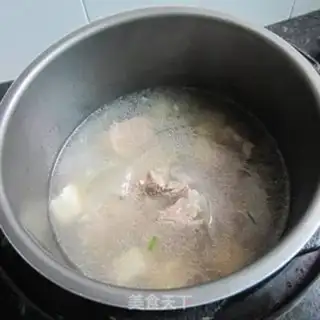 Make Bones tofu powder soup step 6