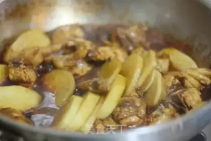 Make Potato chicken step 7