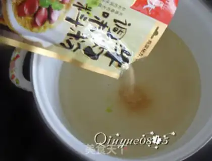 Make The doll dish fan soup step 2