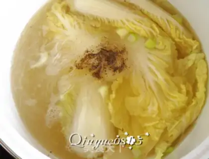 Make The doll dish fan soup step 4