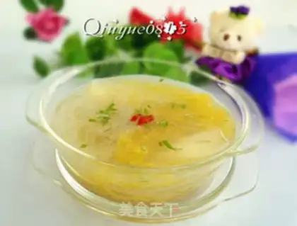 Make The doll dish fan soup step 5