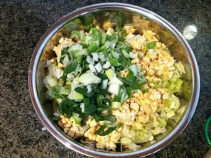 Make Bean tofu evaporation step 4