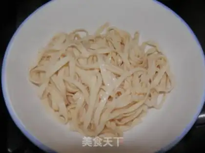 Make Three pieces of noodles step 2