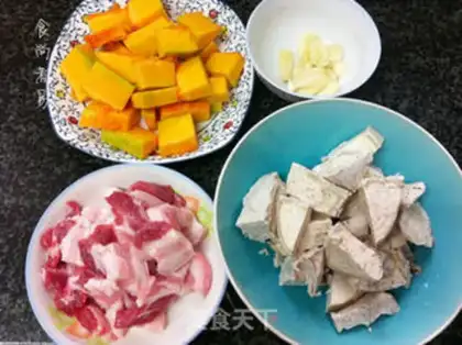 Make Potato pumpkin step 1