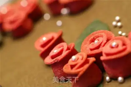 Make Rose cookies step 12