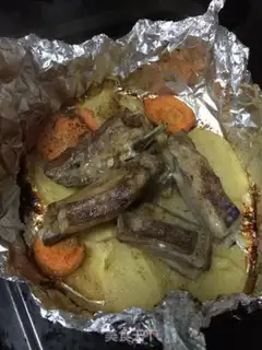 Make A roasted lamb chop step 4