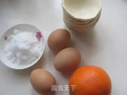 Make Orange eggnog step 0