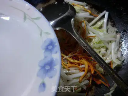 Make Weed mushrooms and cabbage step 3