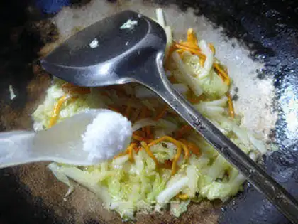Make Weed mushrooms and cabbage step 5