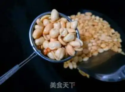 Make Spicy peanut rice step 4