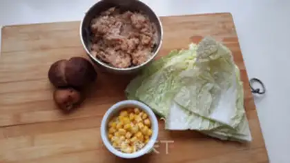 Make Creative New Year night cabbage box step 0