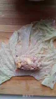 Make Creative New Year night cabbage box step 4