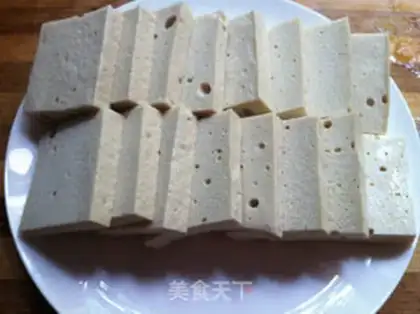 Make A fragrance tofu step 1
