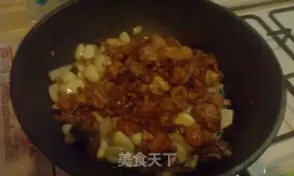 Make Garlic peppers and chickens step 7