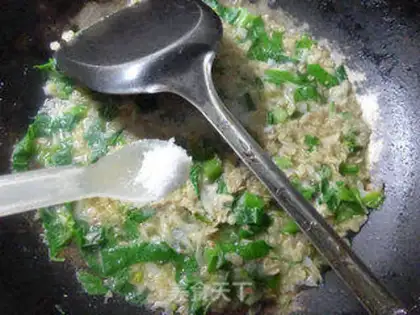 Make Shrimp oil, oatmeal step 5