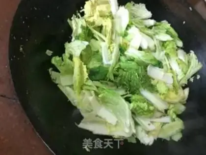Make Garlic cabbage step 4