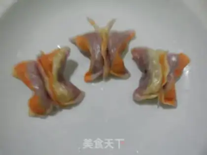 Make Butterfly dumplings step 12