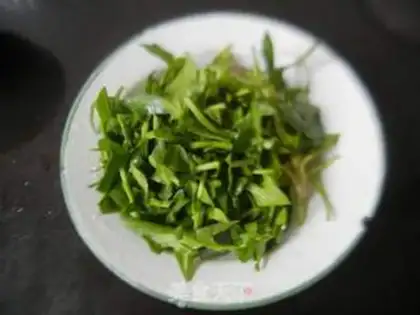 Make Spinach fried liver step 3