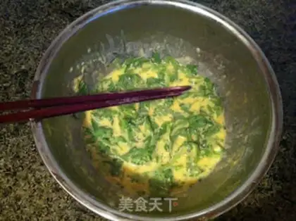 Make Creamed egg cake step 3