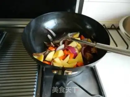 Make Curry potatoes step 5