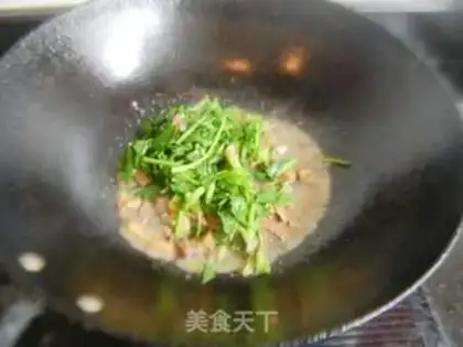 Make Spinach fried liver step 7