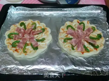 Make Pepper bacon pizza step 13