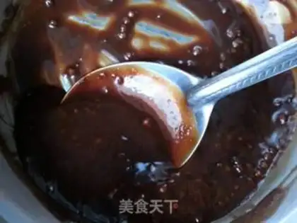 Make Chocolate egg pudding step 7