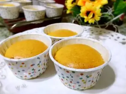 Make Cotton cake cup step 18