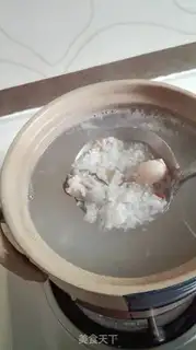 Make Oyster congee step 6