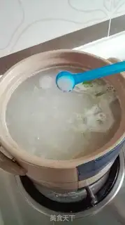 Make Oyster congee step 9
