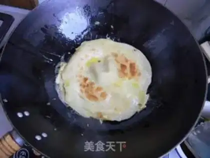 Make Salted egg cake step 8
