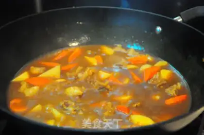 Make Potato curry beef step 12
