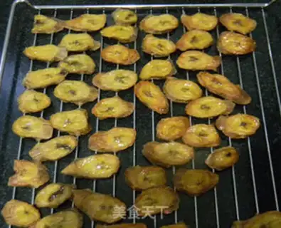 Make A healthy snack banana slice step 6