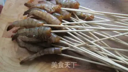 Make Spicy string of shrimp step 4