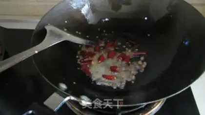 Make Spicy string of shrimp step 6