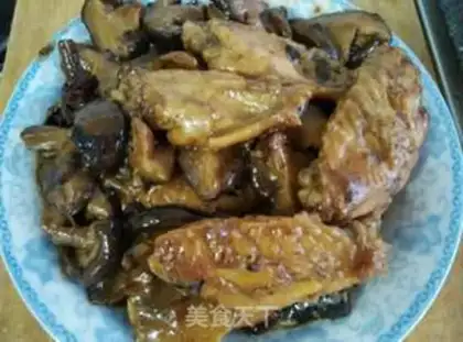 Make Red burning mushroom wings step 5