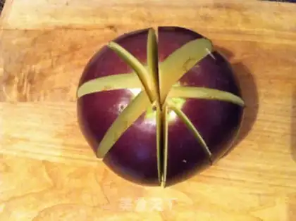 Make Meat and eggplant step 1